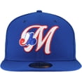 thumbnail image 2 of Men's New Era Blue Montreal Expos Cooperstown Collection Duo Logo 2.0 59FIFTY Fitted Hat, 2 of 6