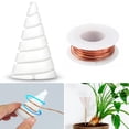 thumbnail image 3 of 1 Set Fibonacci Coil Winding Jig Electro Culture Copper Wire Gardening Making Tool Conical Kit Electroculture, 3 of 5