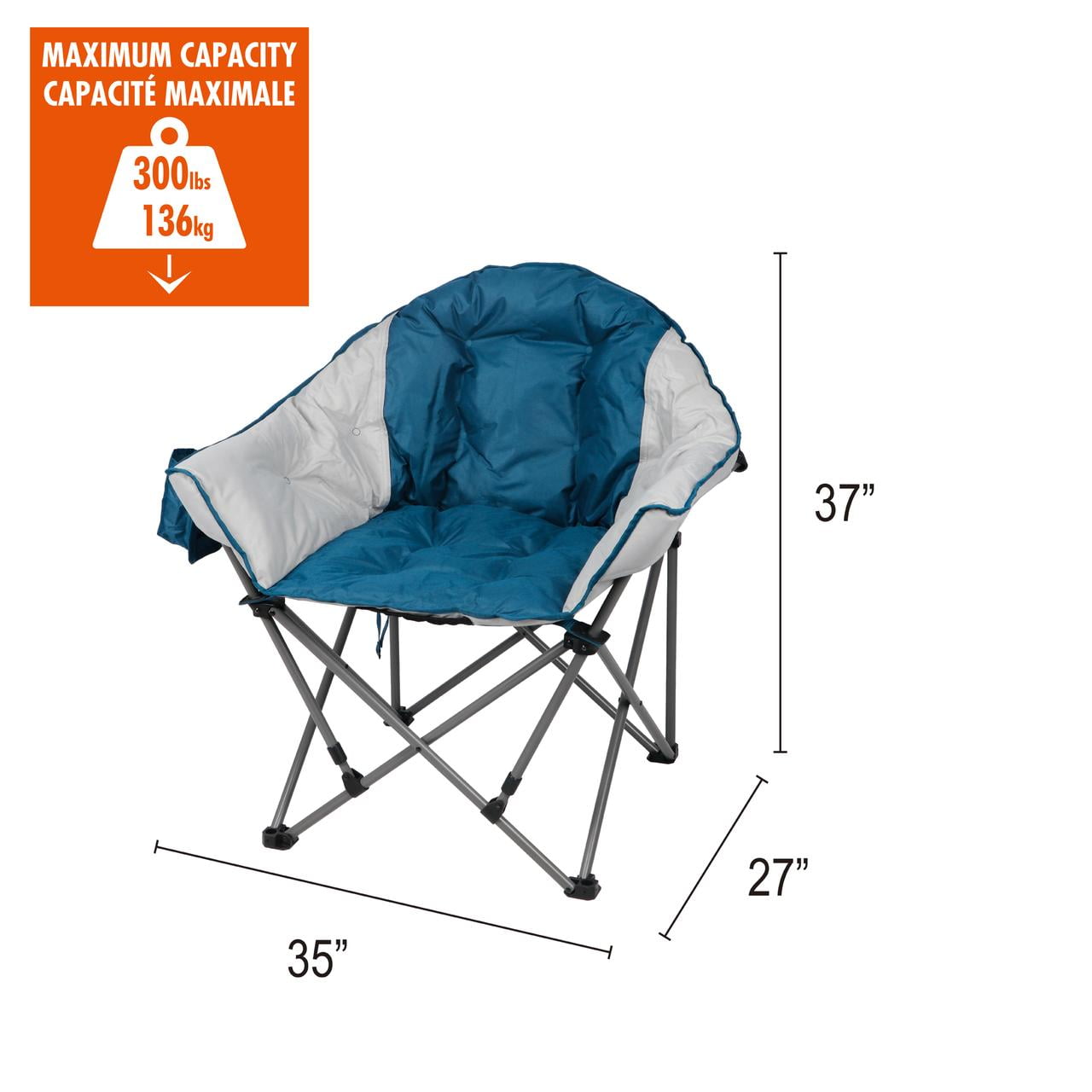 Chaise de camping Ozark Trail, bleue