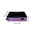 thumbnail image 3 of Foldable Travel Cat Litter Box, Portable Disposable Litter Pan, For Outdoor Camping And Hotel Stays, Temporary Lightweight Cat Potty, 3 of 6