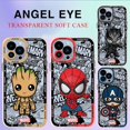 thumbnail image 2 of Cartoon Marvel Groot Spiderman Cover Phone Case for iPhone 8 15 Plus 14 Pro 12 Mini XR SE X XS 13 Pro Max 11 7 6s, 2 of 5
