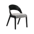 thumbnail image 2 of Armen Living Venus Polly 5-Piece Wood Dining Table and Chair Set in Black/Gray, 2 of 7