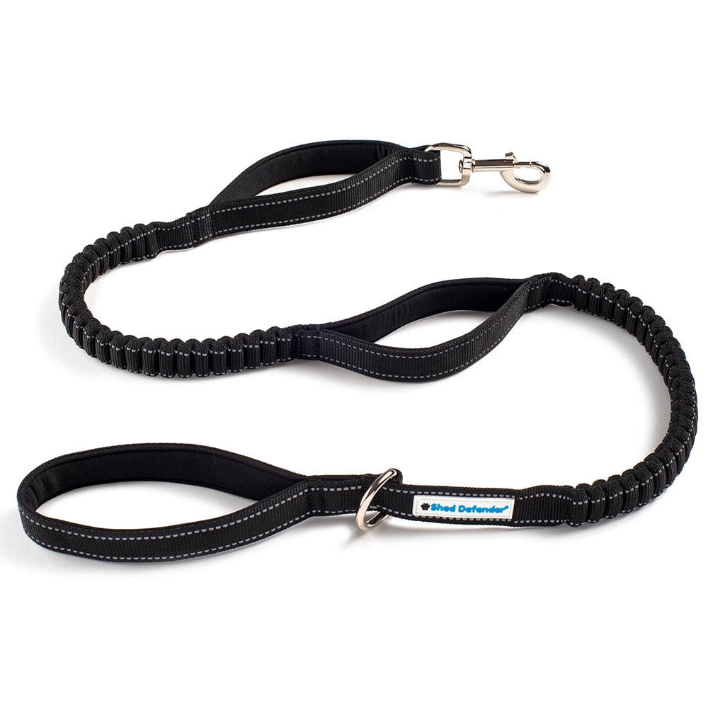 Shed Defender Shock Absorbing Bungee Leash - Three Padded Handles for Traffic Control at Different Lengths, Stretches from 4-7ft, Elastic Dog Leash, Reflective Stitching, Heavy Duty
