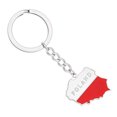 thumbnail image 5 of Elegant Poland Map Keychain Steel Poland Culture Keyrings Luxurious Pendant Keychain Suitable for Home Decors, 5 of 9