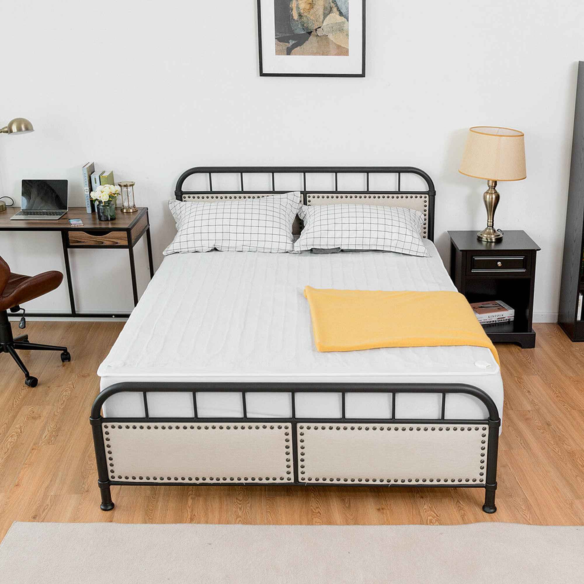 Costway Electric Heated Mattress Pad Safe Twin 8 Temperature 10h Timer |  Walmart Canada