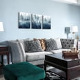 thumbnail image 2 of Wall Decorations For Living Room 3 Piece Framed Canvas Wall Art For Bedroom Office Wall Decor Misty Forests Trees Wall Painting Landscape Pictures Artwork For Room Modern Wall Posters Home Decor, 2 of 6