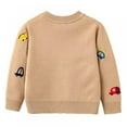 thumbnail image 3 of Baby Boys Button-Down V-Neck Cartoon Cardigan Knitted Sweater Toddler Sweatshirt Casual Outerwear Kid 2-3T, 3 of 13