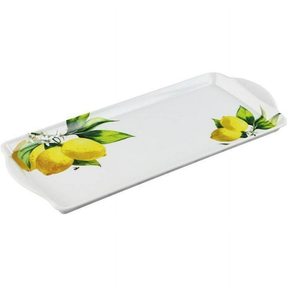 Melamine Tidbit Tray, Fresh Lemons