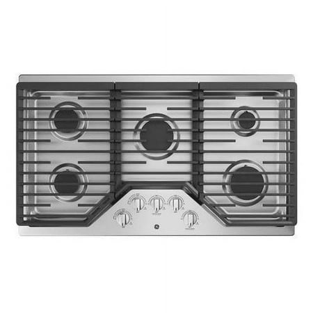 GE - 36" Built-In Gas Cooktop - Stainless Steel