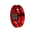 thumbnail image 2 of Mikolo Pulley system for home gym, Aluminum GYM Pulley Wheel Universal Aluminum Alloy Bearing Pulley Wheel for Cable Machine Gym Equipment Part Garage Door, 18PCS, 2 of 7