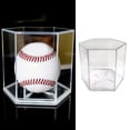 thumbnail image 2 of Clear Baseball Display Case Acrylic Hexagonal Baseballs Holder Stand Baseball Display Protector Easy to Use, 2 of 10