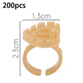 thumbnail image 2 of Suministros para extensiones de pestañas, anillo de pegamento para pestañas para suministros para extensiones de pestañas, copa de ventilador de guirnalda para suministros para pestañas Adepaton Alargador de Pestañas, 2 of 5