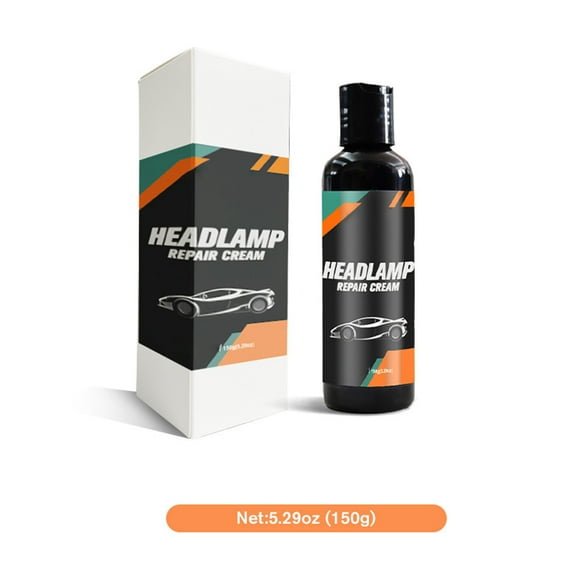 Vaidha Car Headlight Cleaner & Restoration Kit | Long Lasting Protective Coating | Polishes & Restores Yellowed Headlights | Easy Application | 150ml Bottle