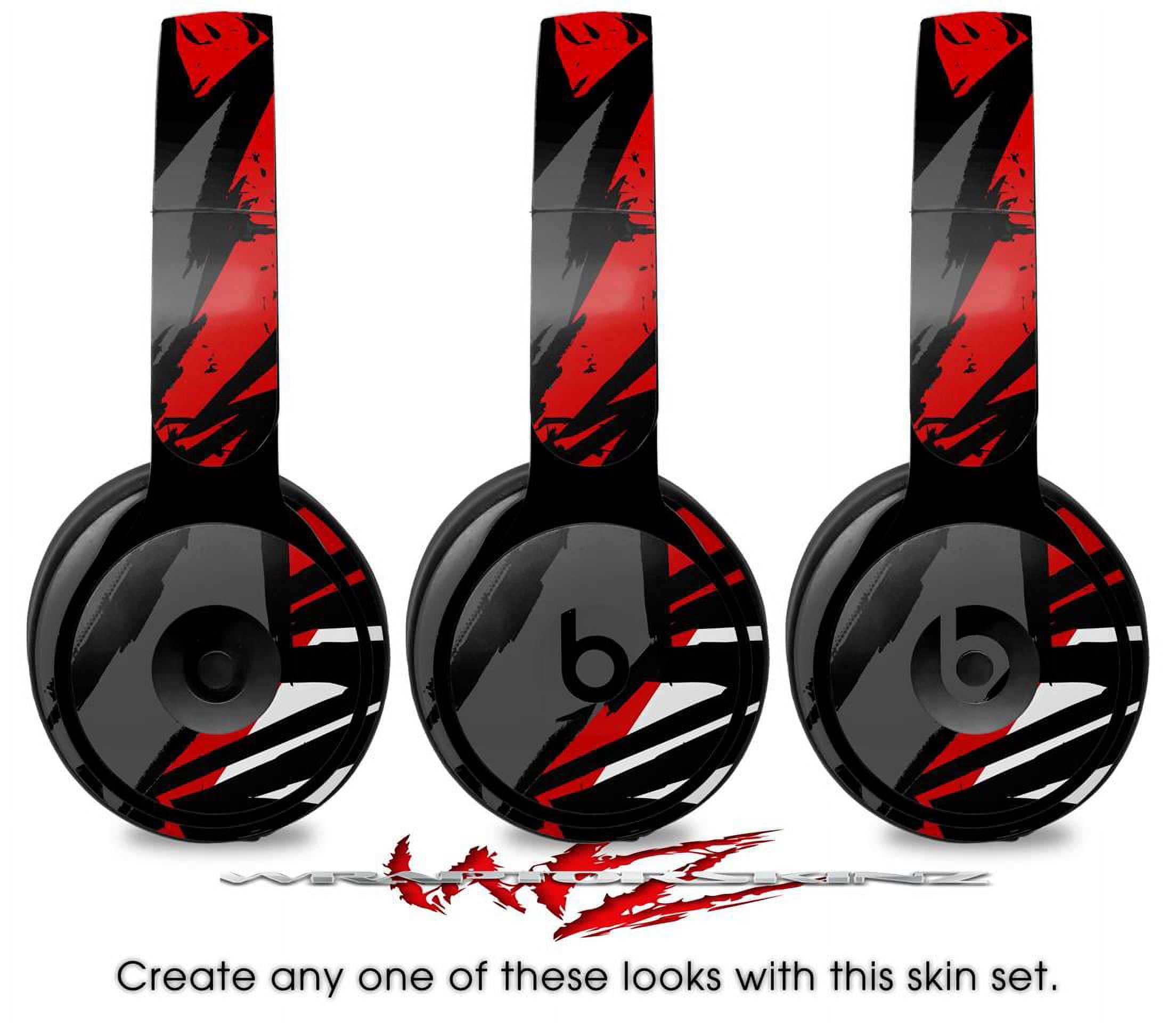 Skin Wrap for Beats Solo Pro Headphones Baja 0040 Red Sticker Decal Only  BEATS NOT INCLUDED 