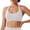 Beige, variant on MVRLSH Sports Jelly Bras for Women Wide Strap Ribbed Medium Impact Padded Workout Gym Underwear Strapless Bra