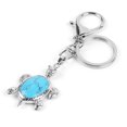thumbnail image 1 of Crystal Stone Turtle Pendant Car Keychains for Ladies Men Bag Keyrings Buckle, 1 of 6