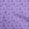 thumbnail image 1 of oneOone Velvet Medium Purple Fabric Autumn Leaves Sewing Material Print Fabric By The Yard 58 Inch Wide, 1 of 4