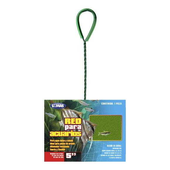 ACUARIO LOMAS RED DE MALLA GRUESA 13 CMS ACUARIO LOMAS 13 CM