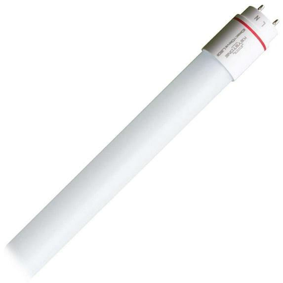 Keystone 01024 - 12W, 1300 Lumen, 3', 240' Beam Angle, Ballast Bypass, Coated 3 Foot LED Straight T8 Tube Light Bulb for Replacing Fluorescents