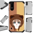 thumbnail image 1 of WORLD ACC Fusion Phone Case Compatible with Samsung Galaxy A01 Hybrid TPU Cover (Hat Cat Ragdoll), 1 of 1