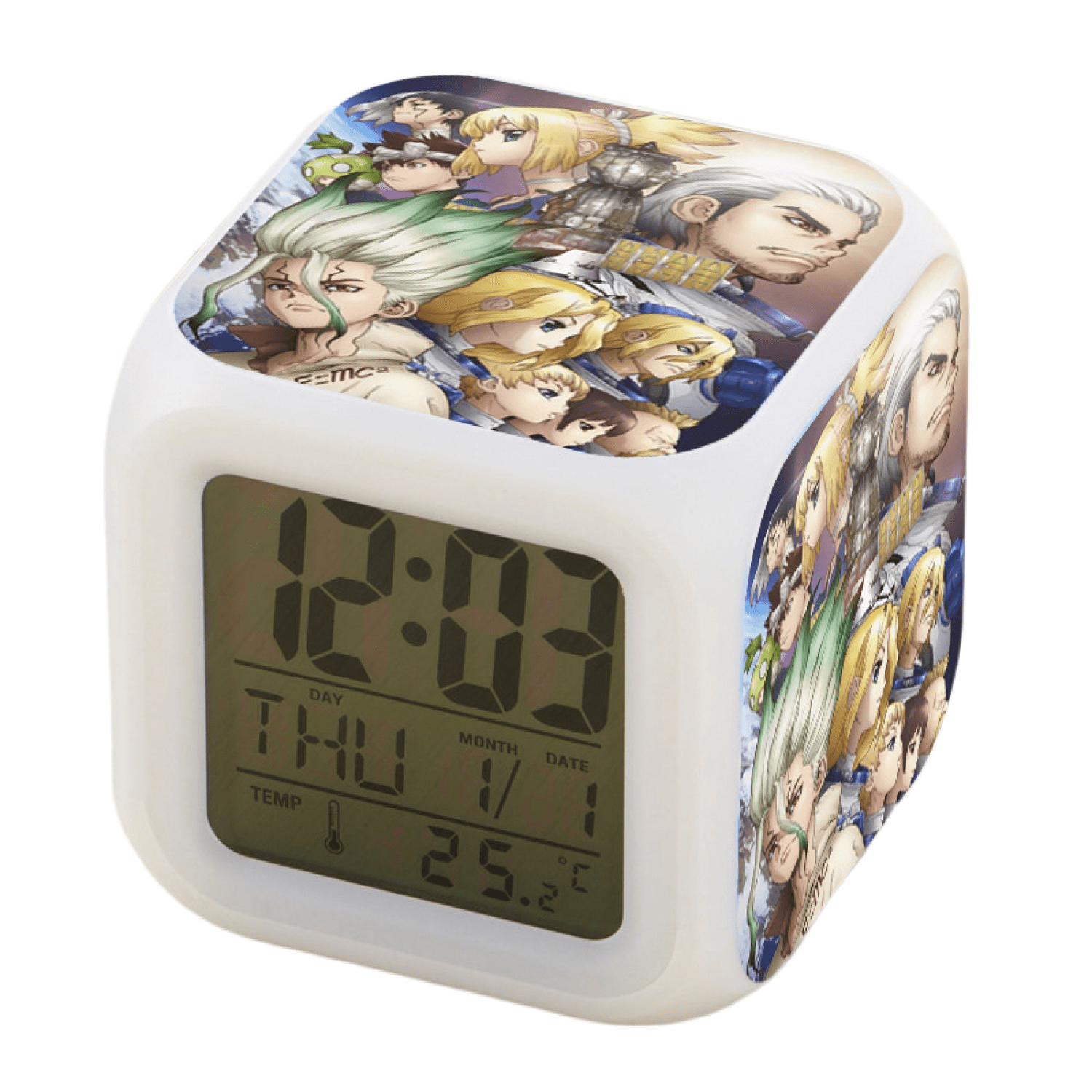 TIMPCV Alarm Clock For Kids, Digital Alarm Clock Cube Wake Up Clocks