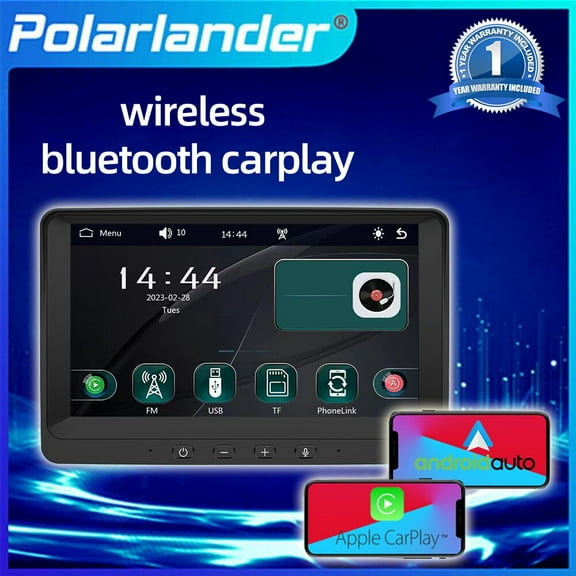 Wireless Multimedia Player Universal 7 Inch Touch Screen Multimedia Car Display Stereo Android Auto/Carplay Wireless Bluetooth5.0 For BMW Toyota Car