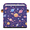 Multicolor 3, variant on CURLYOOT Galaxy Star Universe Planet Cube Storage Bin, 11 Inch Storage Cube Fabric Bin for Shelves, Foldable Clothes Organizer Baskets with Leather Handle for Closet Home