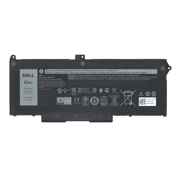 Replacement 63Wh 4-Cell Laptop Battery for Dell Latitude 5420 & 5520 and Precision 3560, RJ40G M033W