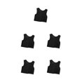 thumbnail image 3 of Qarigey Camiseta sin mangas Tomboy Breast Chaleco Camisa Pecho Ropa interior elástica Vendaje Reforzado Corsé corto Mujer Negro XL Type2 NO2, 3 of 6