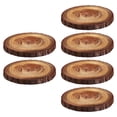 thumbnail image 1 of 6 piezas de cojín de pila de madera maciza, posavasos de madera maciza, decoración para comedor, tapete de mesa de granja para regalo de cumpleaños,, 1 of 9