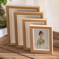 thumbnail image 4 of Contemporary Solid Wood Photo Frame A4/8x10 inch Horizontal/Vertical Use, 4 of 7