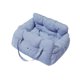 thumbnail image 2 of Asiento de coche para perros pequeños, suave y lavable, para cachorros y gatitos. Azul y M, 2 of 9