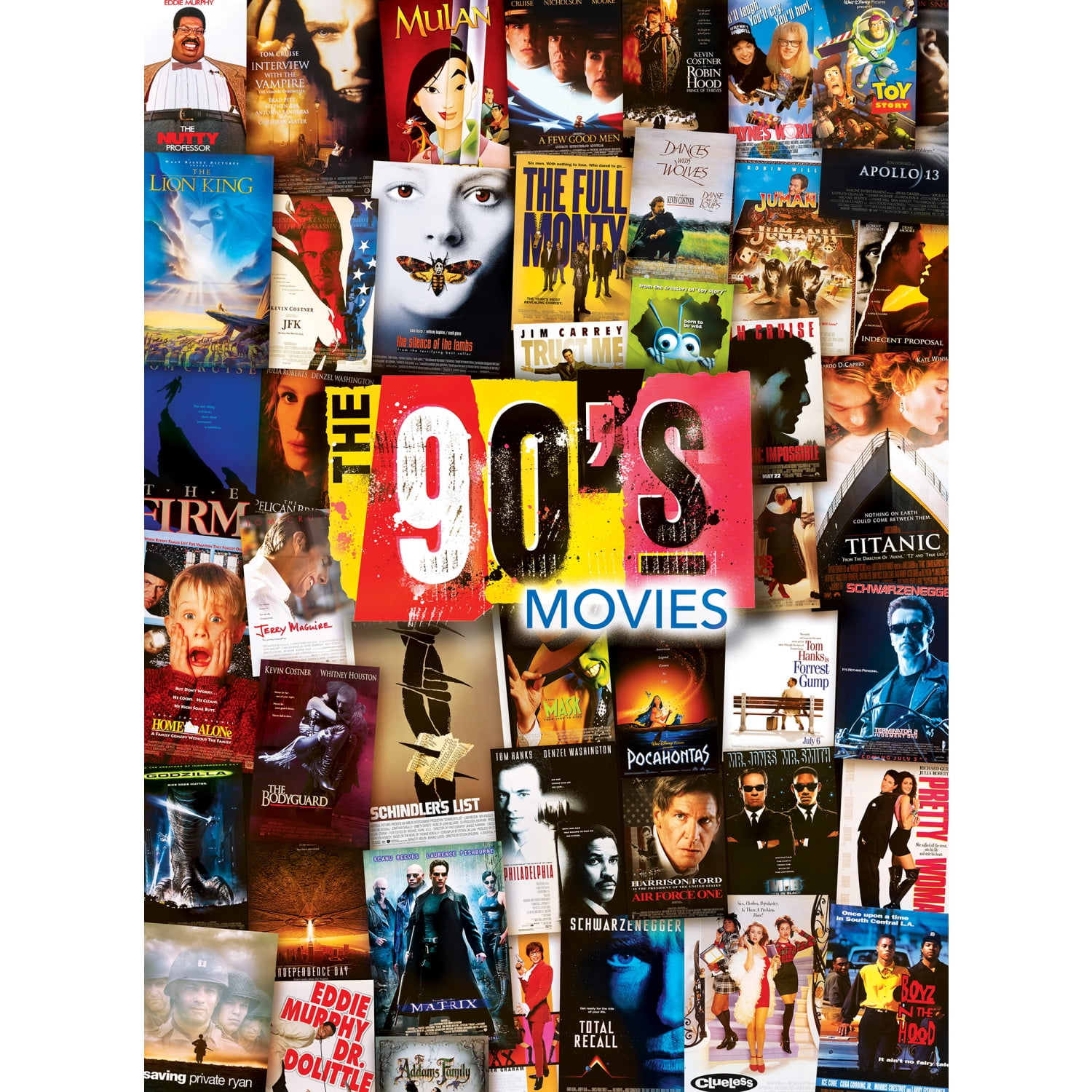 MasterPieces Puzzle Bundle - The 90's 3-Pack 500 Piece Jigsaw Puzzles