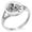 Silver, variant on Tioneer Stainless Steel Odin's Sleipnir Horse Viking Norse Minimalist CZ Oval Signet Ring