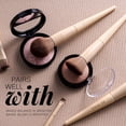 thumbnail image 2 of Set de brochas de maquillaje BS-MALL de 18 piezas sintéticas con estuche, 2 of 9