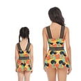 thumbnail image 4 of Coduop Family Matching Swimwear Leaf Print Mom and Daughter Swimsuit Beachwear,Sizes Adult-Girls, 4 of 9