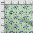 thumbnail image 2 of oneOone Cotton Flex Mint Green Fabric Floral Diy Clothing Quilting Fabric Print Fabric By Yard 40 Inch Wide, 2 of 4
