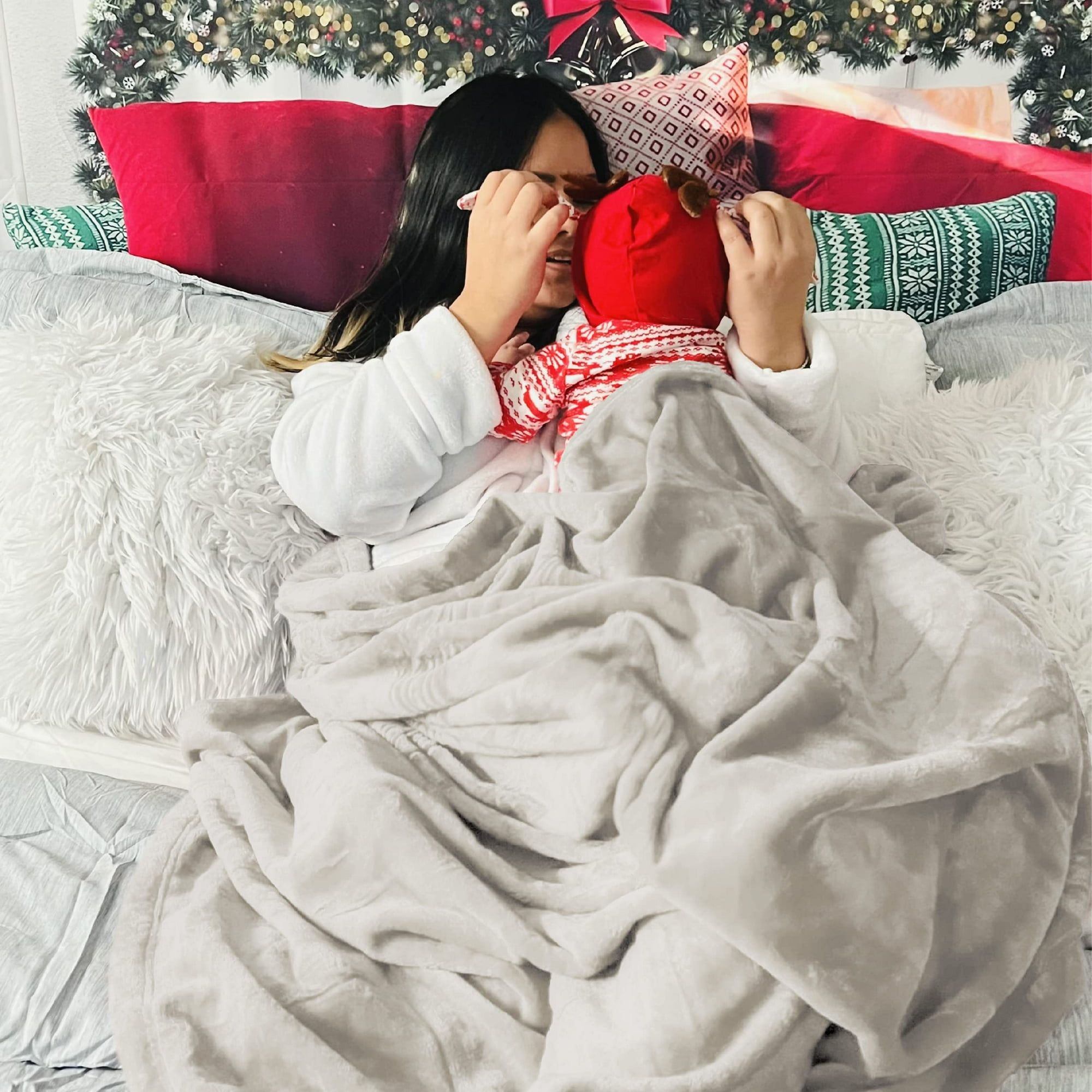 Bedsure Fleece Throw Blanket for Couch Linen Blankets Lightweight Fuzzy Cozy Soft Plush Warm Blankets and Throws for Sofa 50x60 inches Walmart