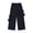 Black, variant on Generic Girl's Y2K Bowknot Track Pants Elastic Waist Baggy Straight Wide Leg Baggy Trousers Sports Wear Tween Cute Street Dance Pant