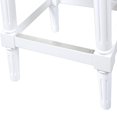 thumbnail image 5 of Banqueta de Bar New Ridge 79 cm Altura Blanca Tapizada Estilo Campestre, 5 of 5