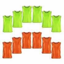 Celivon Kids Pinnies 12/24 Packs Practice Vests Pennies for Sports Youth Boys Girls Scrimmage Vests Soccer Lacrosse