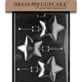 thumbnail image 1 of Dress My Cupcake Molde Para Dulces De Chocolate Piruleta De Estrella Redondeada, 1 of 1