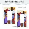 thumbnail image 5 of ZICANCN Outlet Covers Wall Plate, Abstract African Cute Female Light Switch Cover Decorative, Duplex Toggle Combo 1-Gang, 5 of 9