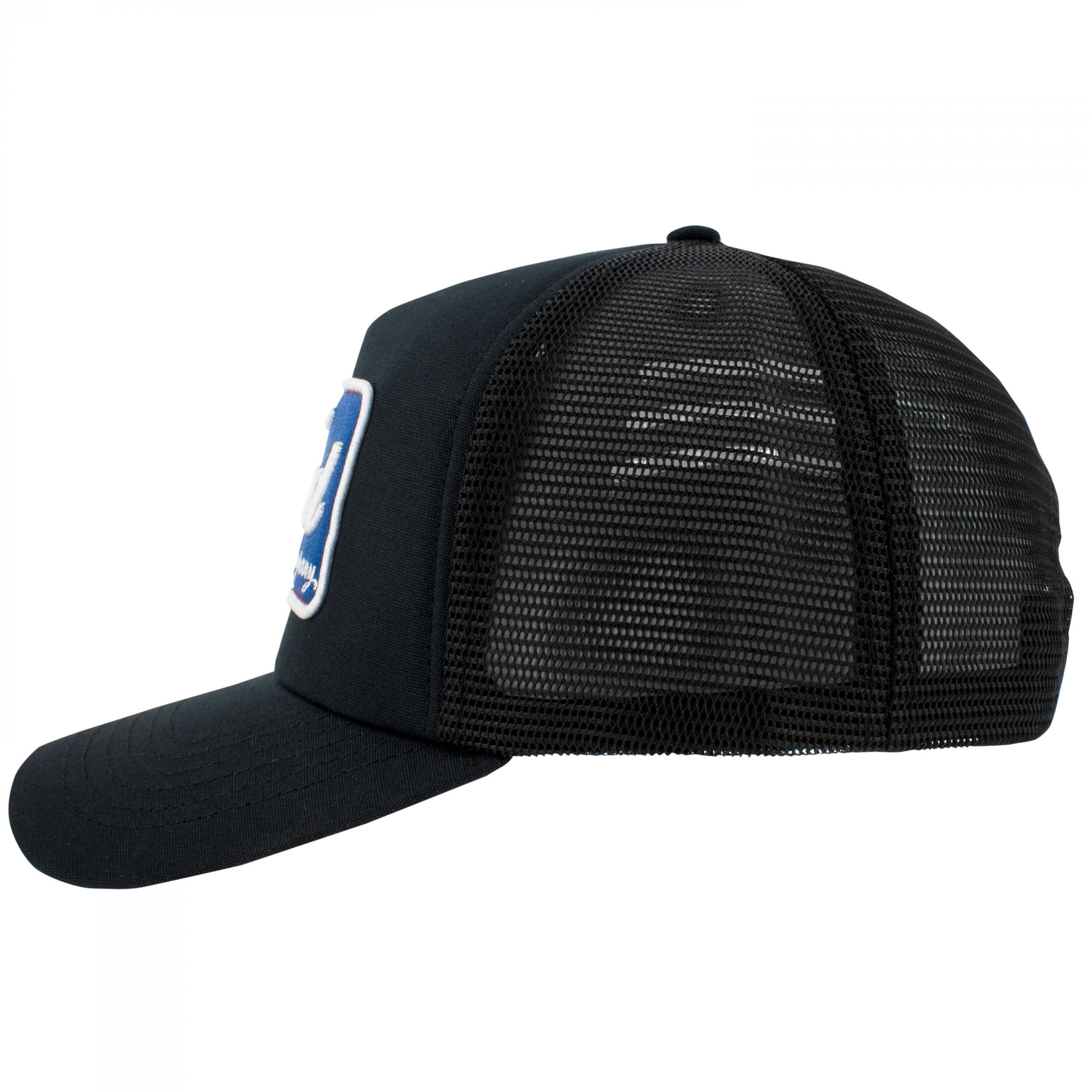 Ford Motor Company Men's Trucker Hat 3D Embroidered Patch Snapback Cap (Dark Navy)