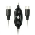3X USB MIDI Cable Adapter, USB Type A Male to MIDI Din 5 Pin InOut