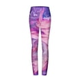 thumbnail image 5 of QATAINLAV Women's Butt Lift Tummy Control Leggings Gym Stretch High Waisted Tight Yoga Pants Trendy Marble Print Legging Trousers Deals Prime Purple XXL, 5 of 7