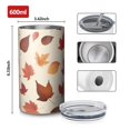 thumbnail image 4 of 20oz Coffee Tumblers Autumn Fall Leaves Pattern Stainless Steel Vacuum Insulated Travel Tumbler Coffee Cups Mug with Lid and Straw with Cleaning Brush for Cold & Hot Drinks, 4 of 5