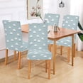 thumbnail image 2 of Yayeee 2 Pack Dining Chair Covers Stretch Parson Chairs Slipcovers Seat Protector, Simple Sheep Pattern, 2 of 6