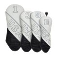 thumbnail image 2 of 4pcs Golf Club cubre el equipo de golf de golf equipos de golfistas impermeables contra el cárgano con el número de conductores cubiertos de hombres Estilo B, 2 of 8