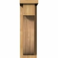 thumbnail image 2 of 5 1/2"W x 10"D x 18"H Del Monte Smooth Corbel w/Backplate, Western Red Cedar, 2 of 9